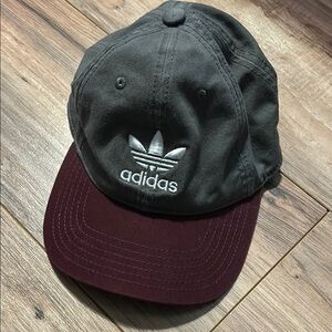 Adidas Gray and Maroon Cap